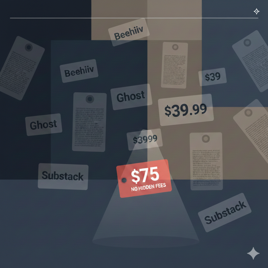 Substack-Ghost-Beehiiv-comparison-2026